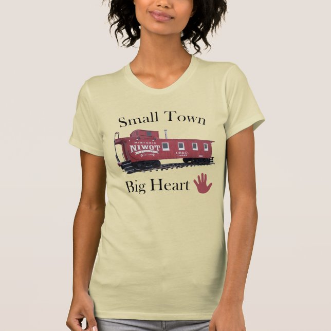 Small Town Big Heart-Woman's T-Shirt (Front)