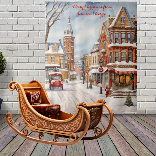 Small Town Christmas Tapestry (Creator Uploaded)