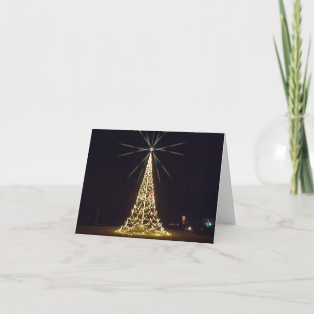 Small Town Christmas Thank You Card (Front)