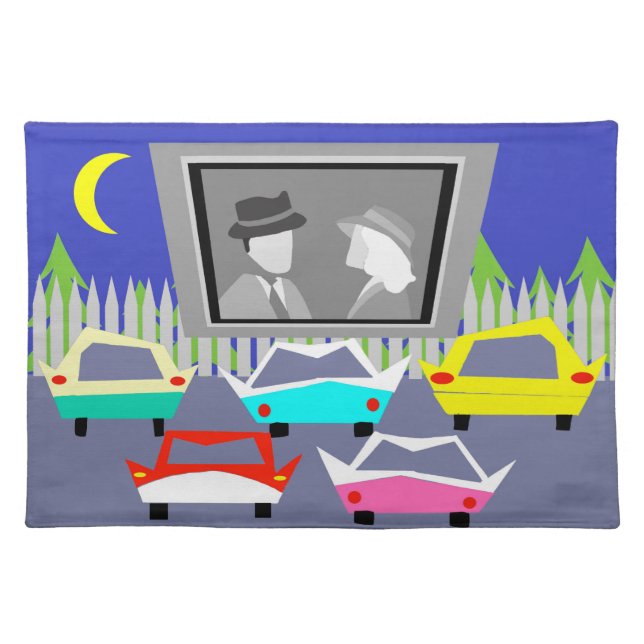 Small Town Drive-In Movie Placemat (Front)