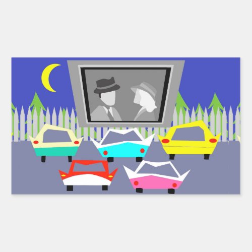 Small Town Drive_In Movie Stickers