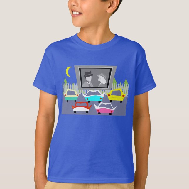 Small Town Drive-In Movie T-Shirt (Front)