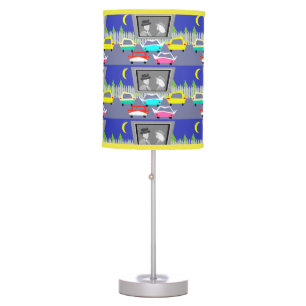Small Town Drive-In Movie Table Lamp