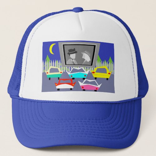 Small Town Drive_In Movie Trucker Hat