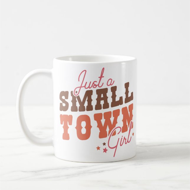Small Town Girl  Coffee Mug (Left)