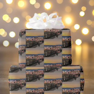 Small Town Michigan Girl  Wrapping Paper