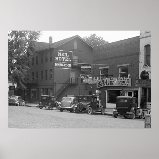 Small Town Ohio, 1930s Poster (Front)