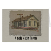Small Town Train Station Cards (Front Horizontal)