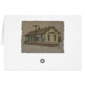 Small Town Train Station Cards (Back Horizontal)