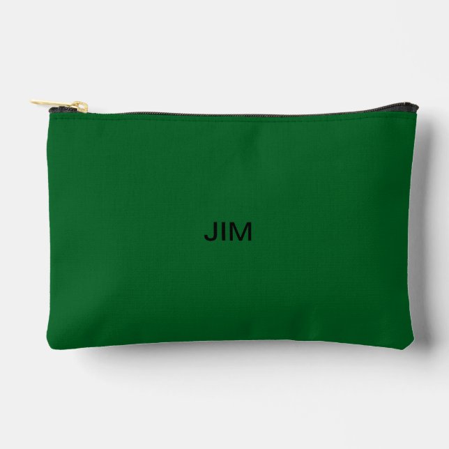 Small Travel Bag - Forest Green (Front)