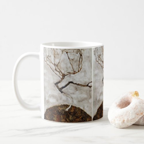 Small Tree In Late Autumn by Egon Schiele Coffee Mug