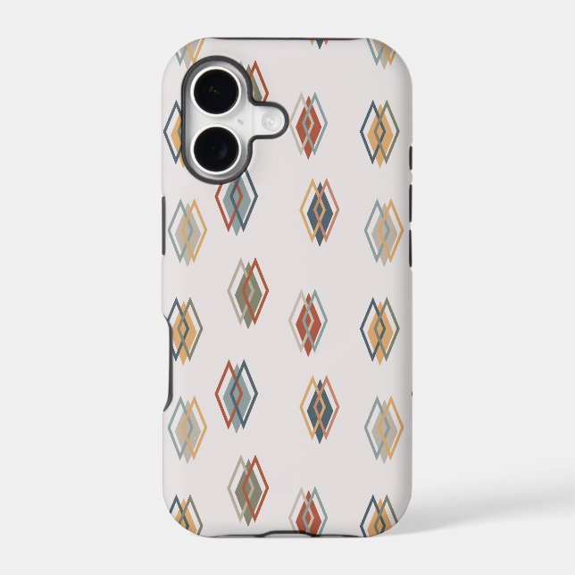 Small Triple Diamonds  Iphone Case (Back)