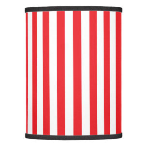 Small Vertical Red Stripes Lamp Shade