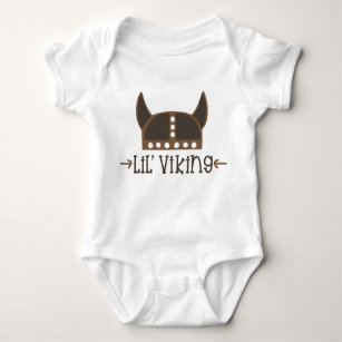 small vikings baby bodysuit