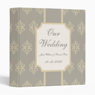 Small Vintage Lace Wedding Scrapbook Album Gift 3 Ring Binder