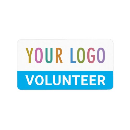 Small Volunteer Custom Stickers Organization Logo