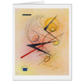 Small Warm, Kandinsky 1928 Cards (Front)