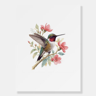 Small Watercolor Hummingbird -Foam Boards