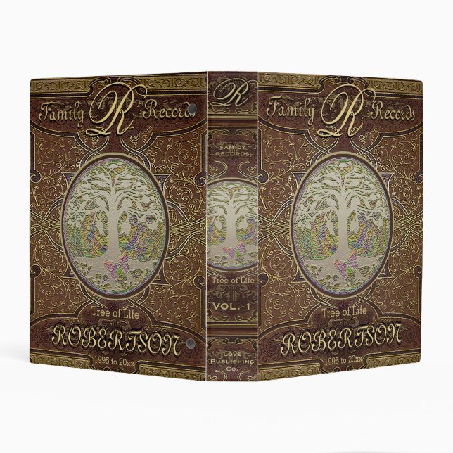 Small Wedding Album Mini Binder (Background)