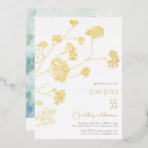 Small White Flowers Birthday Any Age