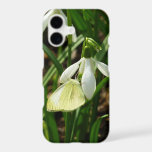 Small White on Snowdrop iPhone 17 Case