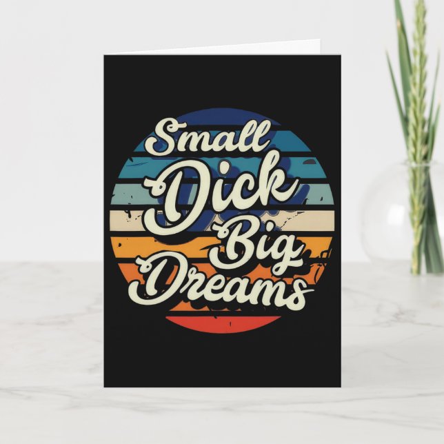 Small Willy Big Dreams  Card (Front)