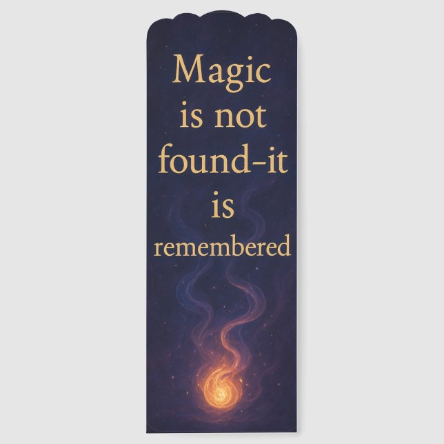 Small wonders, timeless magic bookmarks (Front)