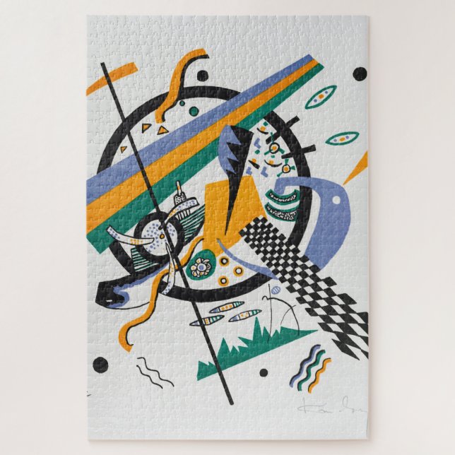 Small Worlds IV, Abstract, Wassily Kandinsky Jigsaw Puzzle (Vertical)