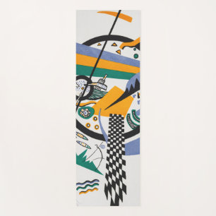 Small Worlds IV, Abstract, Wassily Kandinsky Yoga Mat