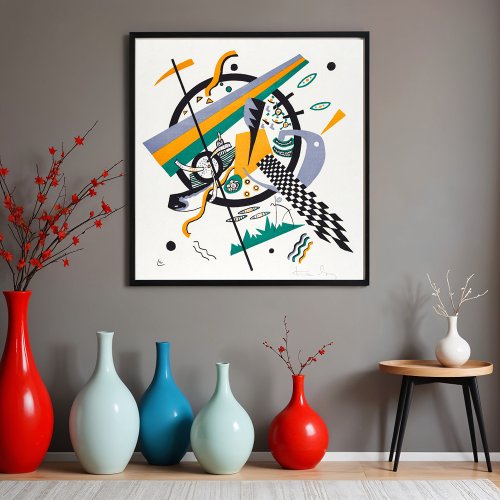 Small Worlds IV by W Kandinsky Poster