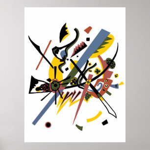 Small worlds, Vassily Kandinsky in digital colors Poster