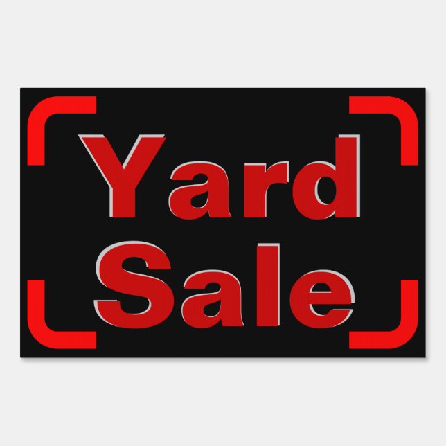 Small Yard Sale Sign (Front)