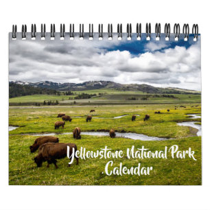 Small Yellowstone Park Calendar