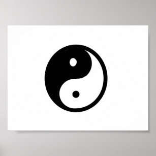 Yin Yang Symbol Posters & Photo Prints | Zazzle