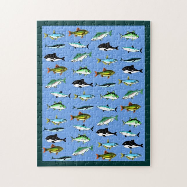 Smaller fish puzzle (Vertical)