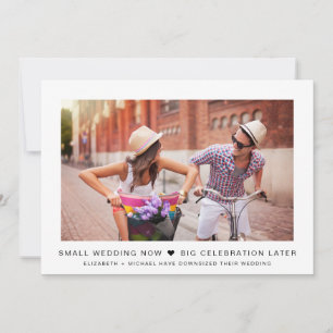 Smaller Micro Wedding Now Celebration Later Photo