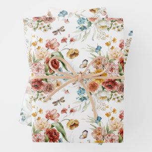 Smaller Print Dutch StillLife Floral Art 19" x 29" Wrapping Paper Sheets
