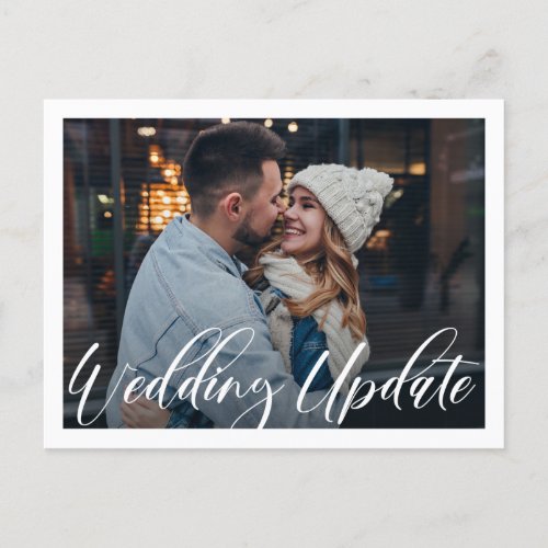 Smaller Wedding  Wedding Update Announcement