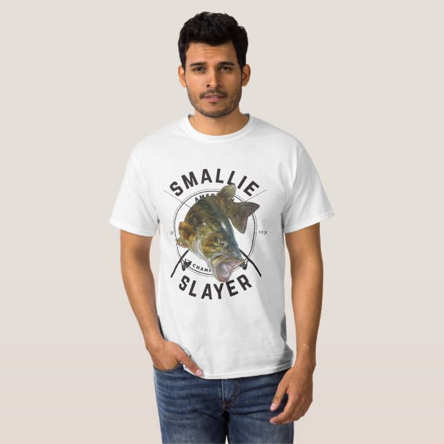 Smallie Slayer - Smallmouth Bass Fishing Shirt (Front Full)