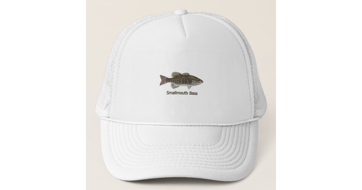 Smallmouth Bass Art (titled) Trucker Hat