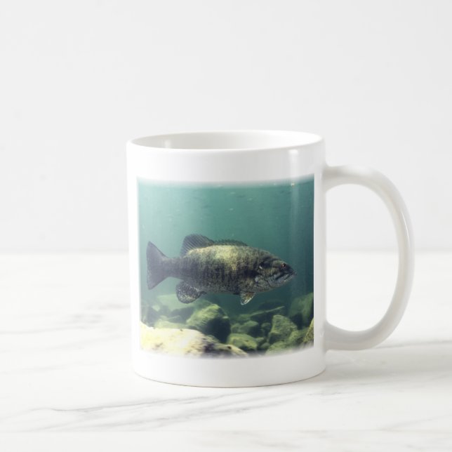 Smallmouth bass coffee mug (Right)