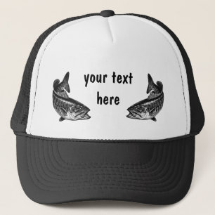 Smallmouth Bass Fishing Trucker Hat