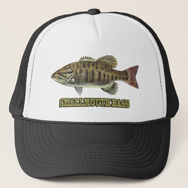 Smallmouth Bass Trucker Hat (Front)