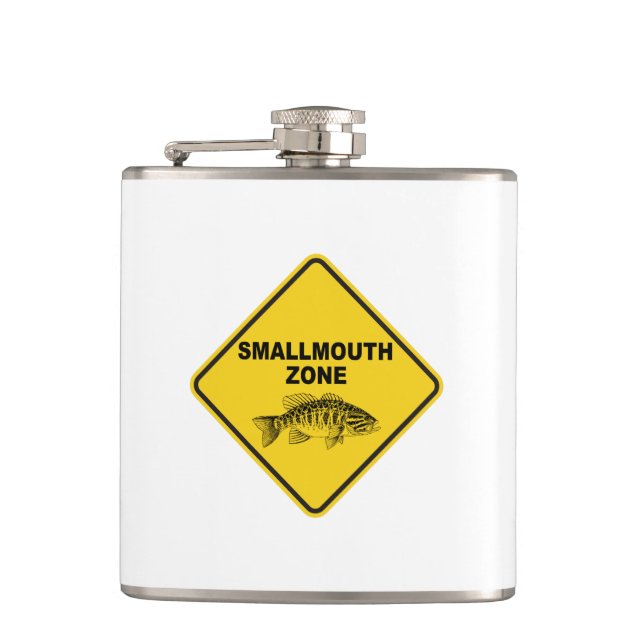 Smallmouth Zone Flask (Front)