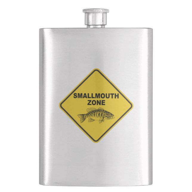 Smallmouth Zone Flask (Front)