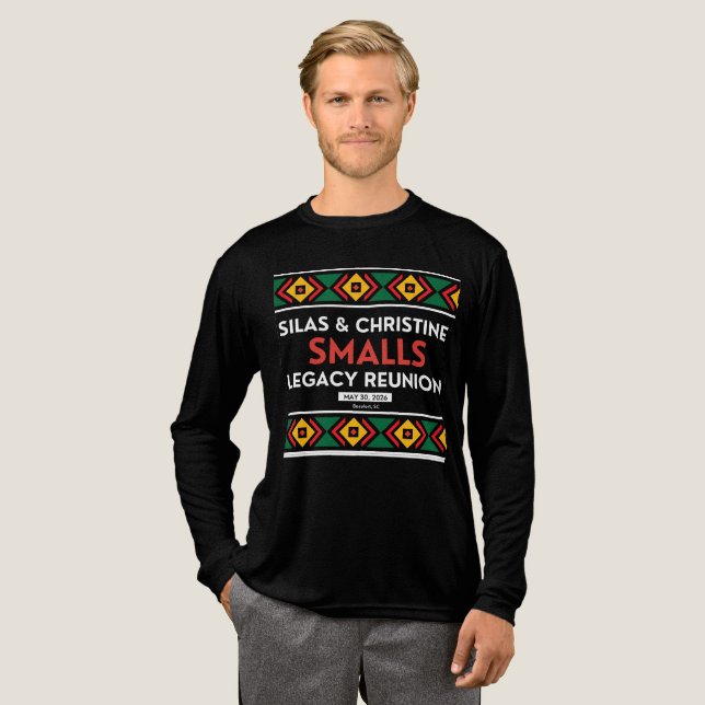 Smalls Legacy T - Long Sleeved Black Tri-Blend Shirt (Full Front)