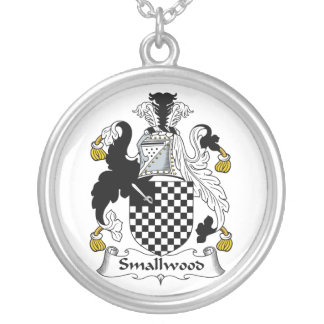 Smallwood Family Crest Silver Plated Necklace
