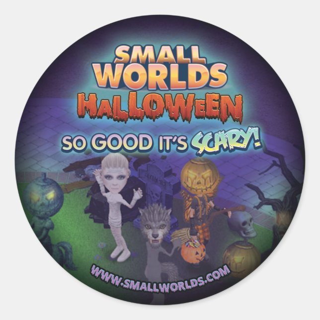 SmallWorlds Halloween Graveyard Stickers (Front)