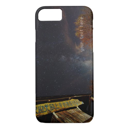 Smangus Tribe Under Milky Way Galaxy in Taiwan iPhone 87 Case