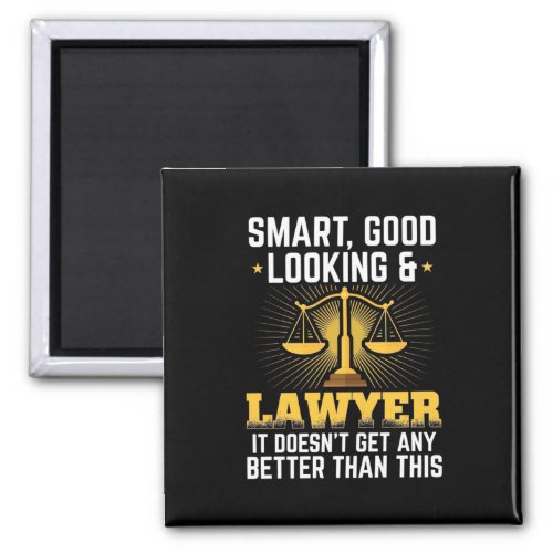 Smart And Good Lawyer Magnet